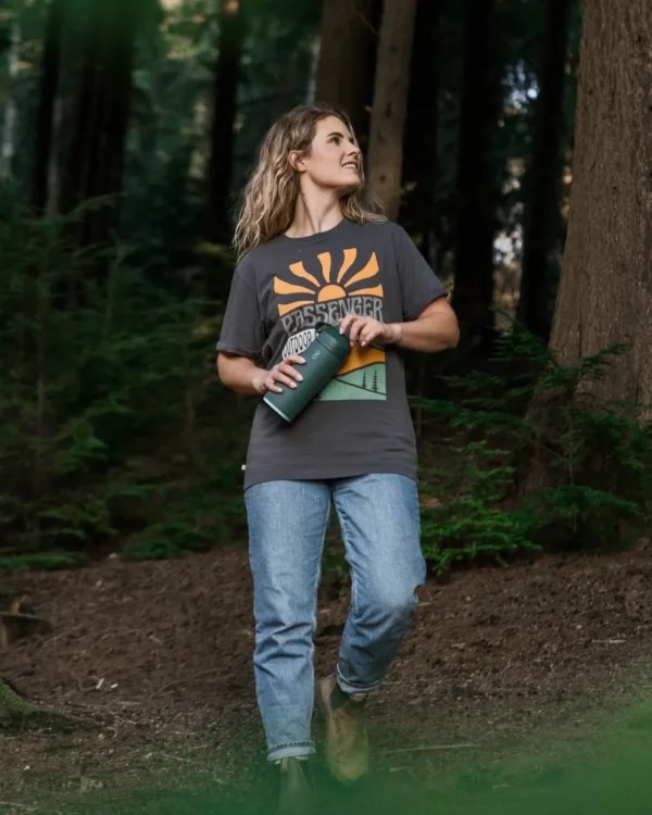 Shop Passenger Perfect Days T-Shirt Charcoal