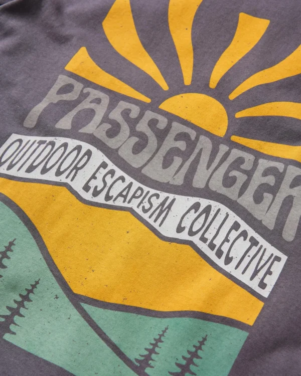 Shop Passenger Perfect Days T-Shirt Charcoal