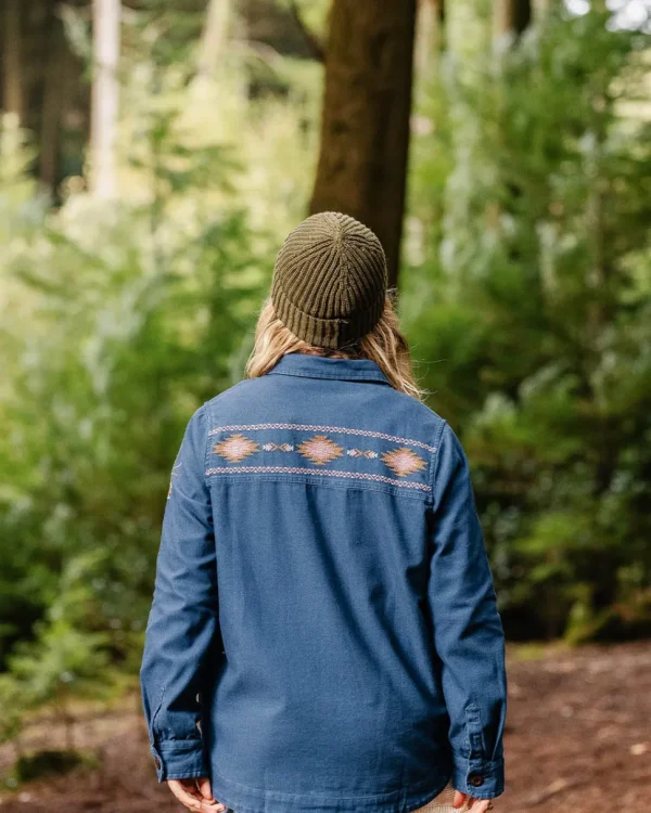 Discount Passenger Pine Organic Cotton Jacket Dark Denim