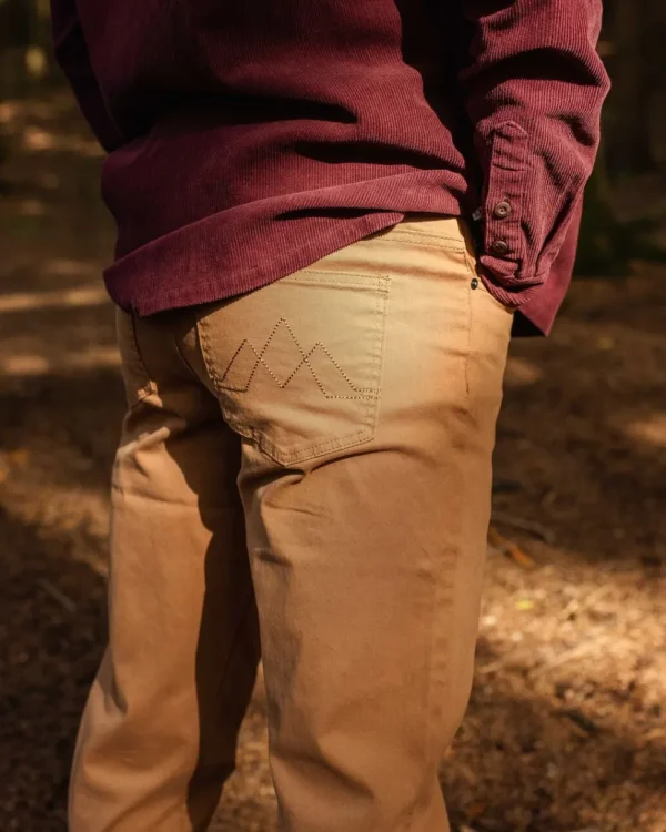 Fashion Floris van Bommel 365 5 Pocket Pants Coconut