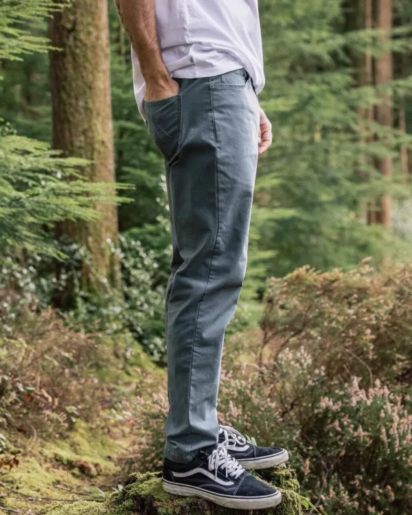 Fashion Floris van Bommel 365 5 Pocket Trouser Ocean Grey
