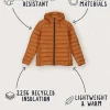 Best Sale Passenger Pow Recycled Insulated Jacket Glazed Ginger