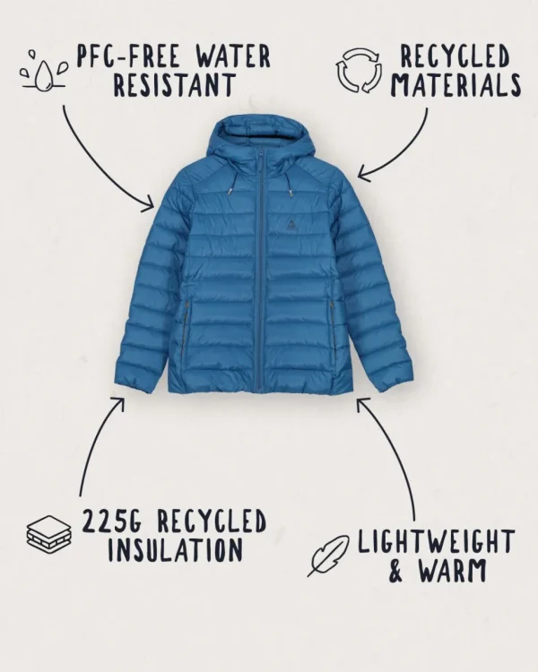 Flash Sale Passenger Pow Recycled Insulated Jacket Blue Steel