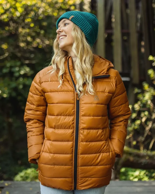 Best Sale Passenger Pow Recycled Insulated Jacket Glazed Ginger