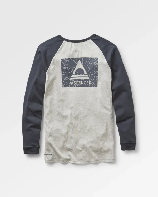 Store Passenger Purpose Organic Cotton Raglan LS T-Shirt Black