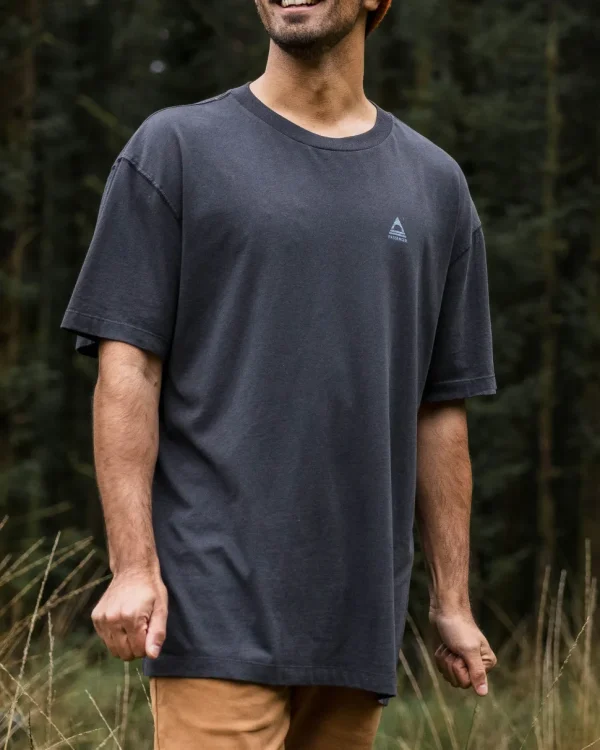 Best Sale Passenger Purpose Recycled Relaxed Fit T-Shirt Black