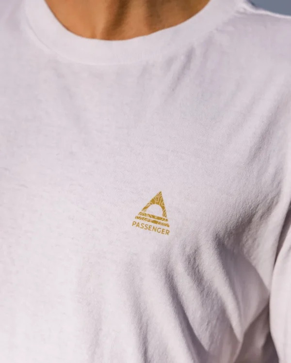 Clearance Passenger Purpose Recycled Relaxed Fit T-Shirt White