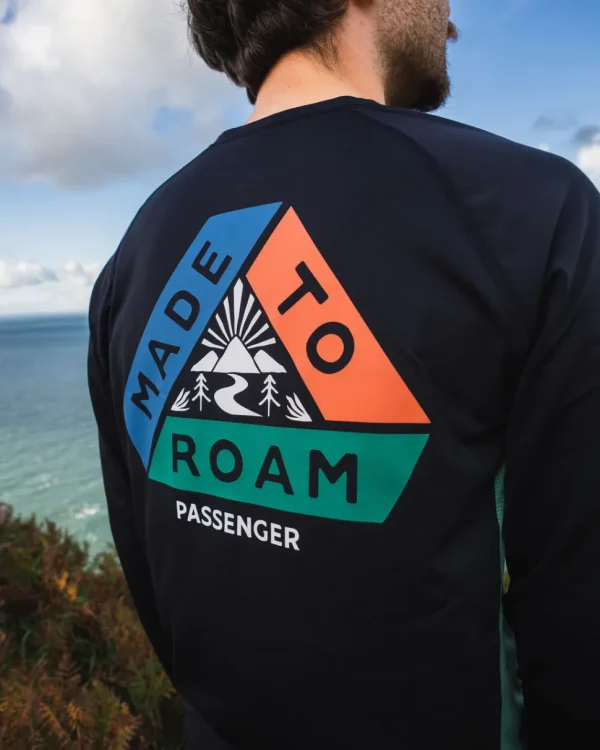 Shop Passenger Range Recycled Active LS T-shirt Black
