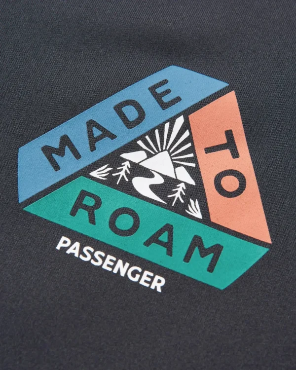 Shop Passenger Range Recycled Active LS T-shirt Black