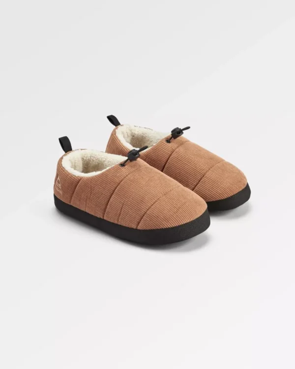 Clearance Floris van Bommel Recharge Corduroy Hut Slipper Coconut