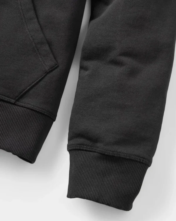 Outlet Passenger Reconnect Recycled Cotton Hoodie Black