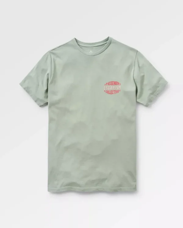 Shop Passenger Reconnect Recycled Cotton T-Shirt Pistachio