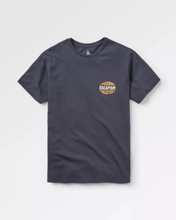 Outlet Passenger Reconnect Recycled Cotton T-Shirt Black