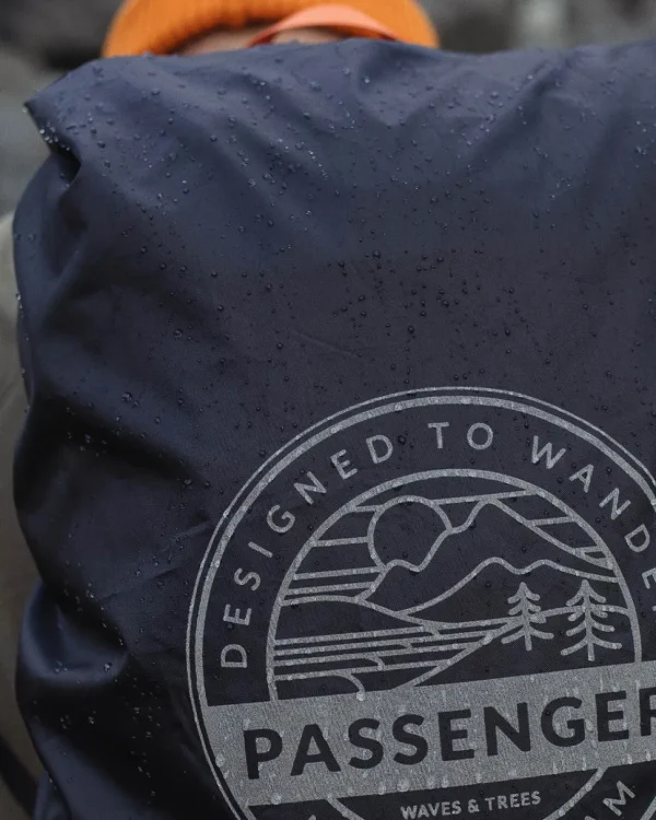 Hot Passenger Recycled Waterproof Backpack Cover (18-35L) Black