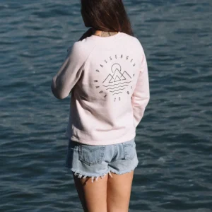 Best Passenger Remote Recycled Cotton Sweatshirt Barely Pink