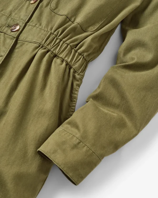 Discount Passenger Resonate Organic Cotton Boiler Suit Khaki