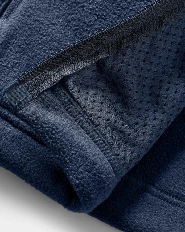 Fashion Passenger Ridge Full Zip Recycled Polar Fleece Mediterranean/Deep Navy
