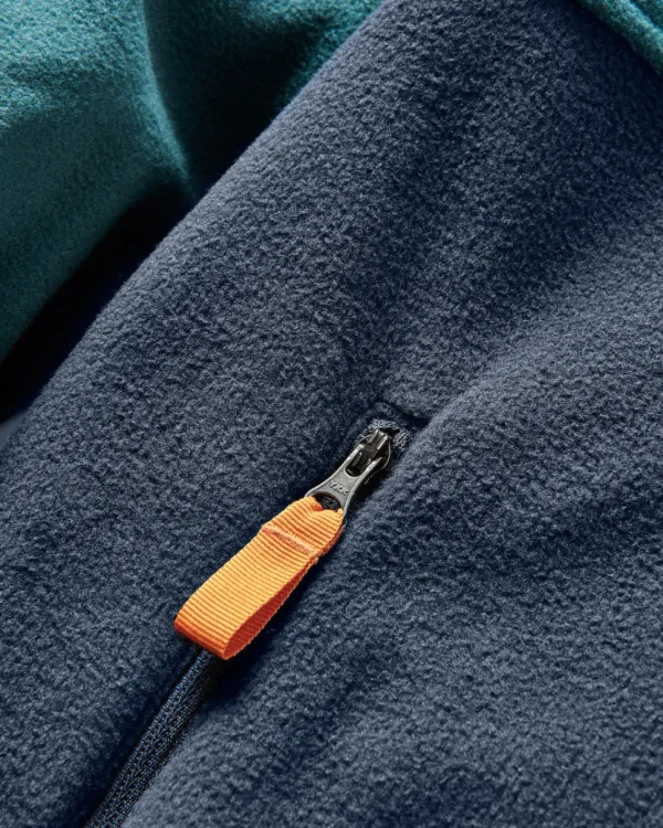 Fashion Passenger Ridge Full Zip Recycled Polar Fleece Mediterranean/Deep Navy