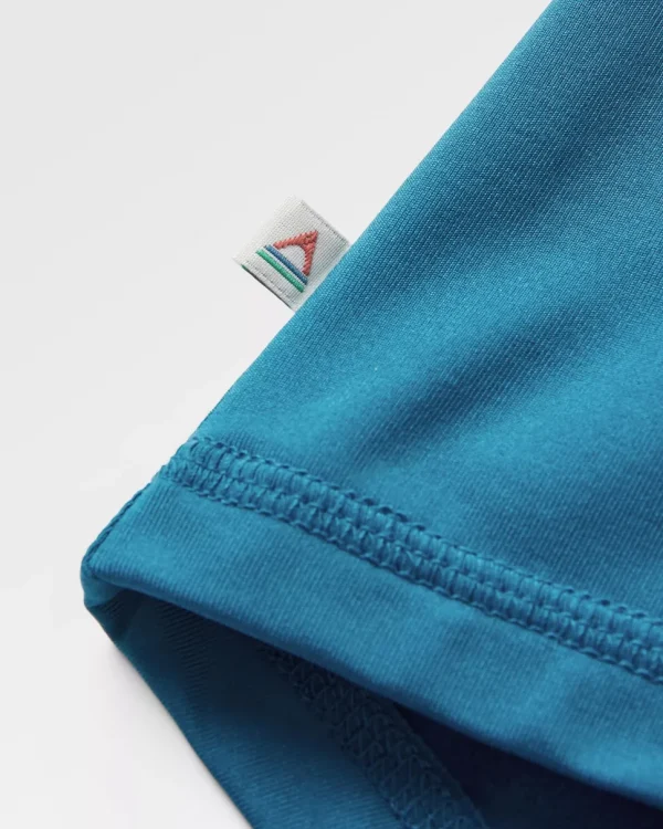 Best Passenger River Recycled Active LS T-Shirt Dusty Ochre/ Corsair Blue