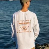 Outlet Passenger Roam Free Recycled Cotton LS T-Shirt White