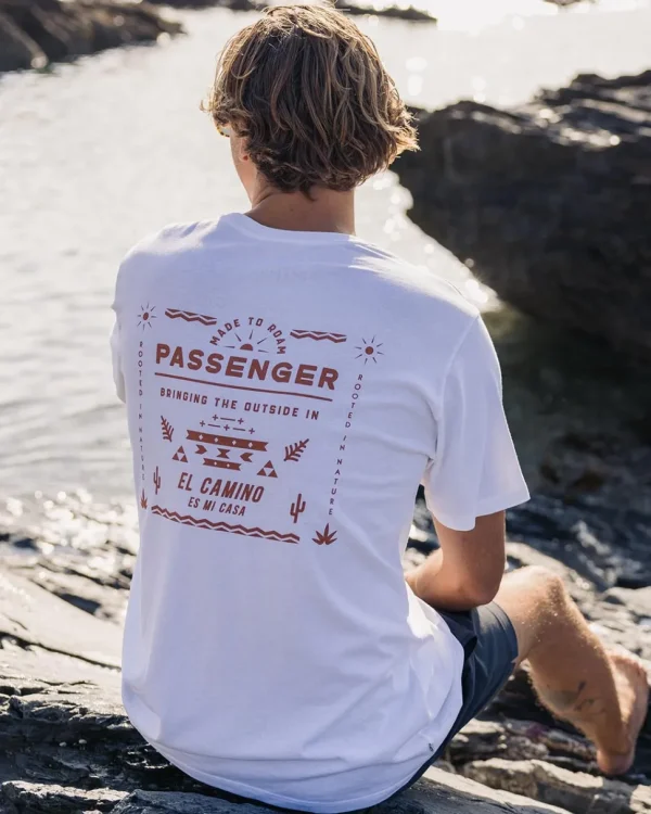 Flash Sale Floris van Bommel Roam Free Recycled Cotton T-Shirt White