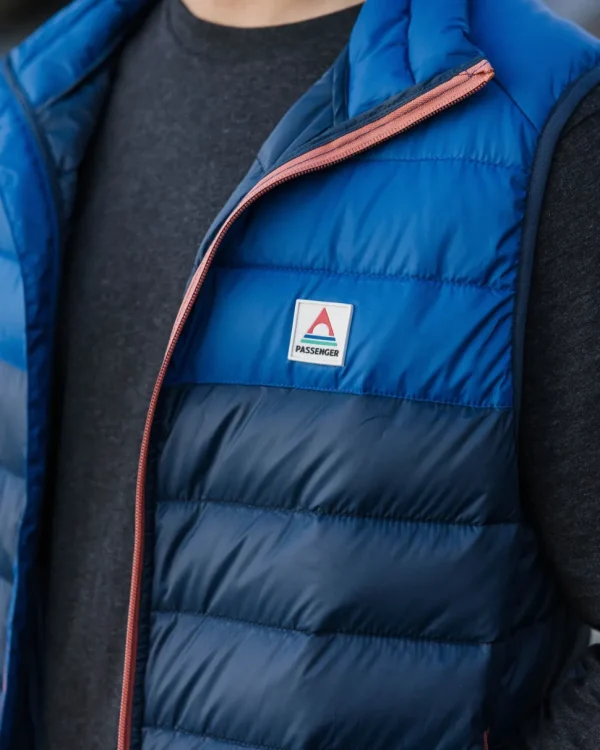 Outlet Passenger Roamer Insulated Vest Rich Navy/Cobalt