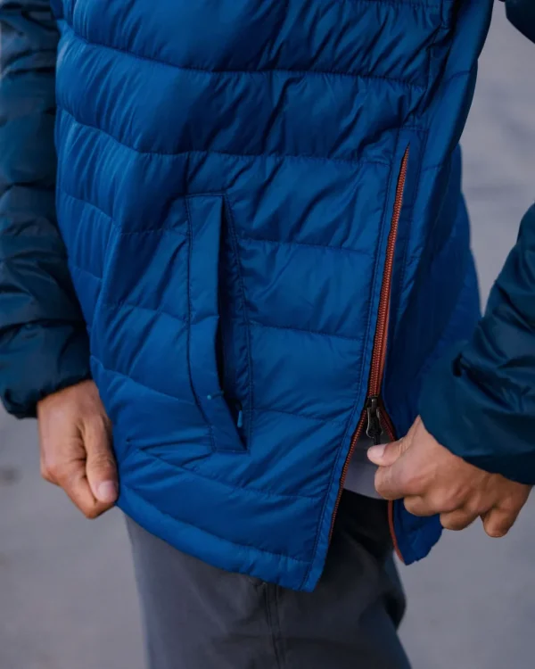 Online Passenger Roamer Recycled Insulated Overhead Jacket Rich Navy/Cobalt