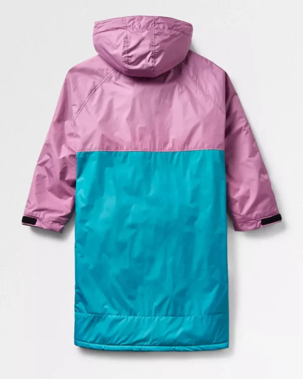 Clearance Floris van Bommel Roaming Recycled Sherpa Lined Changing Robe Viridian Green/Orchid