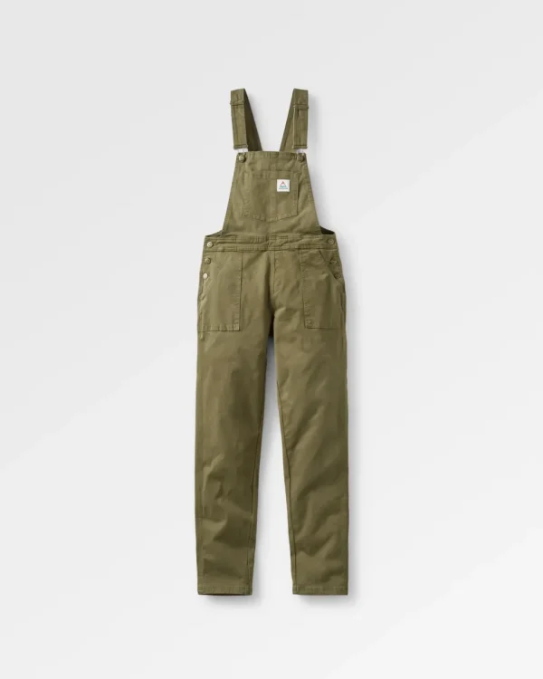 Hot Passenger Roamist Organic Cotton Dungarees Khaki