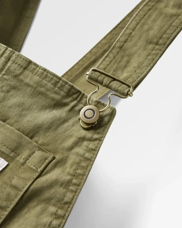 Hot Passenger Roamist Organic Cotton Dungarees Khaki