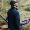 Fashion Passenger Root Recycled Polar 1/4 Zip Fleece Deep Navy