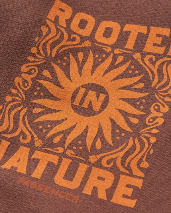 Best Sale Passenger Rooted In Nature Hoodie Chestnut
