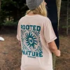 Hot Passenger Rooted In Nature Recycled Cotton T-Shirt Peach Whip