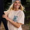 Hot Passenger Rooted In Nature Recycled Cotton T-Shirt Peach Whip