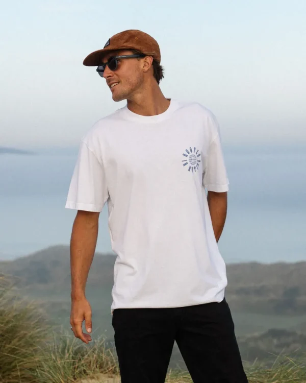 Online Floris van Bommel Rooted Recycled Relaxed Fit T-Shirt White