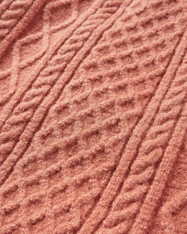 Clearance Passenger Sandbar Cable Knitted Jumper Baked Clay