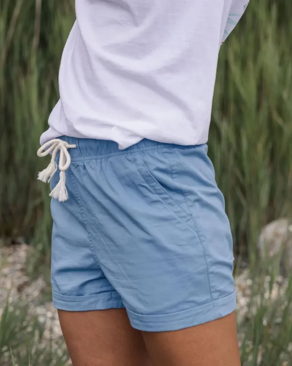 Store Passenger Santosa Twill Short Blue Shadow