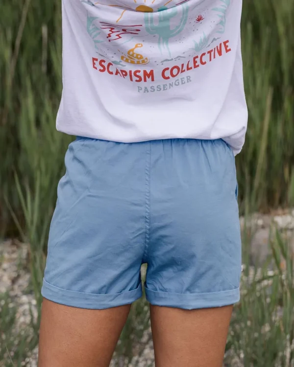Store Passenger Santosa Twill Short Blue Shadow
