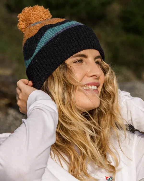 Shop Passenger Scenic Recycled Bobble Hat Scenic Navy