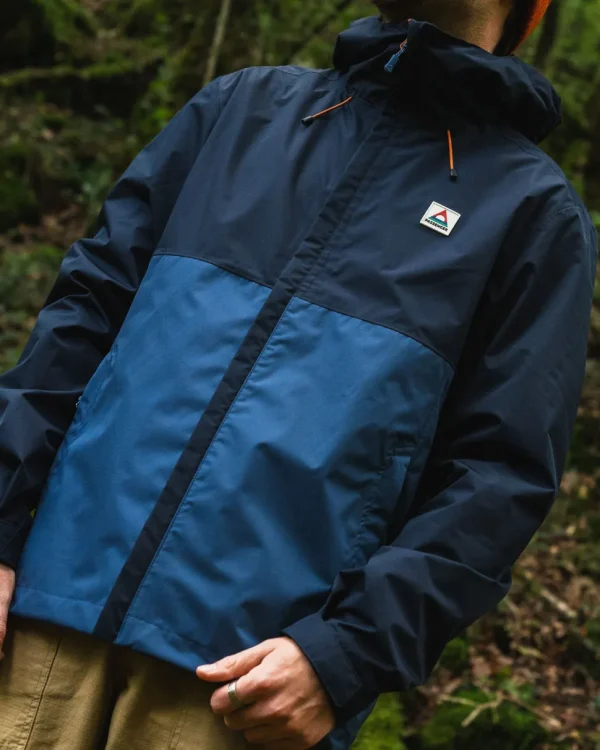 Best Floris van Bommel Season Water Resistant Recycled Jacket Dark Denim/ Deep Navy