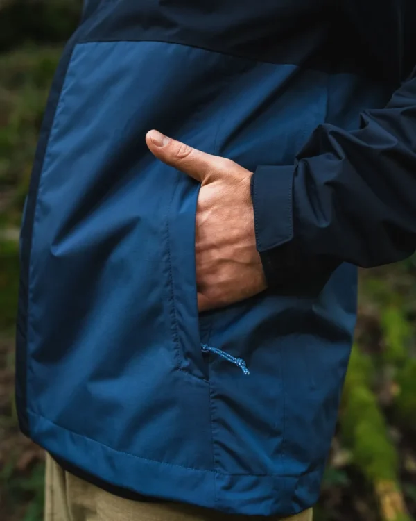 Best Floris van Bommel Season Water Resistant Recycled Jacket Dark Denim/ Deep Navy