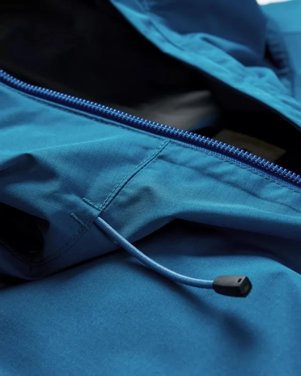 Best Floris van Bommel Season Water Resistant Recycled Jacket Corsair Blue/ Apricot