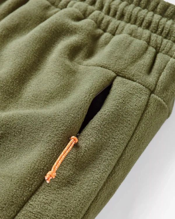 Best Sale Floris van Bommel Set Off Recycled Polar Fleece Jogger True Black/ Khaki