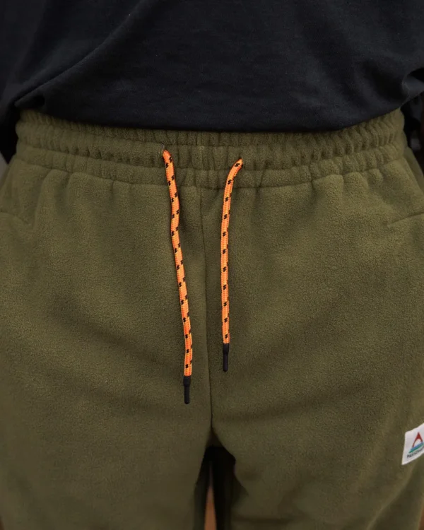Best Sale Floris van Bommel Set Off Recycled Polar Fleece Jogger True Black/ Khaki