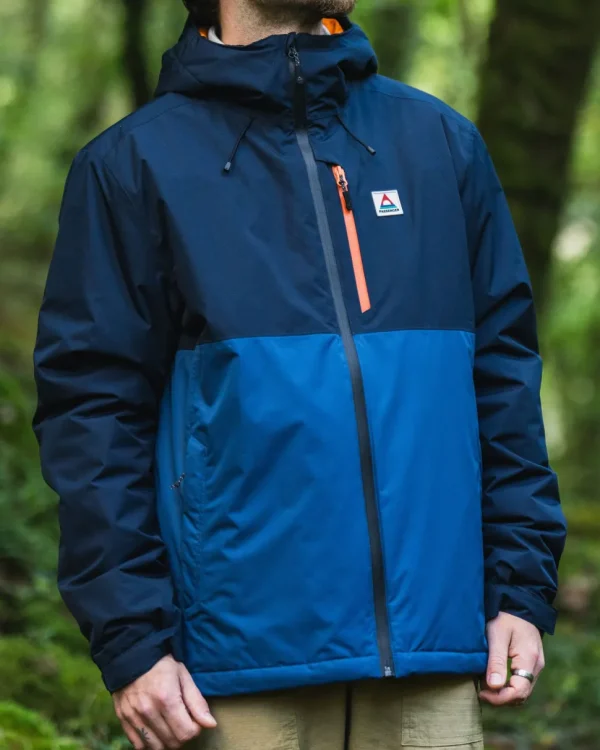 Cheap Passenger Shadow Insulated Water Resistant Jacket Dark Denim/ Deep Navy