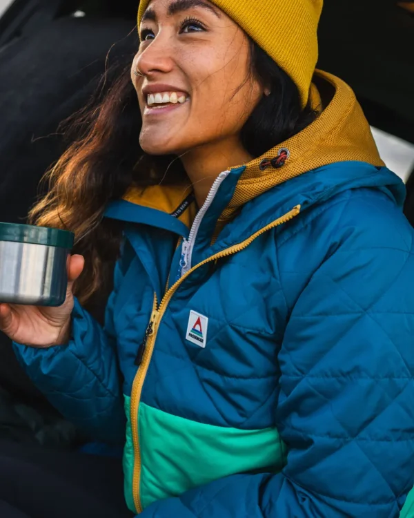 Discount Passenger Singletrack Recycled Thermore® Insulated Jacket Corsair Blue/ Jungle Green