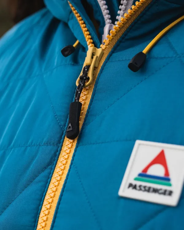 Discount Passenger Singletrack Recycled Thermore® Insulated Jacket Corsair Blue/ Jungle Green