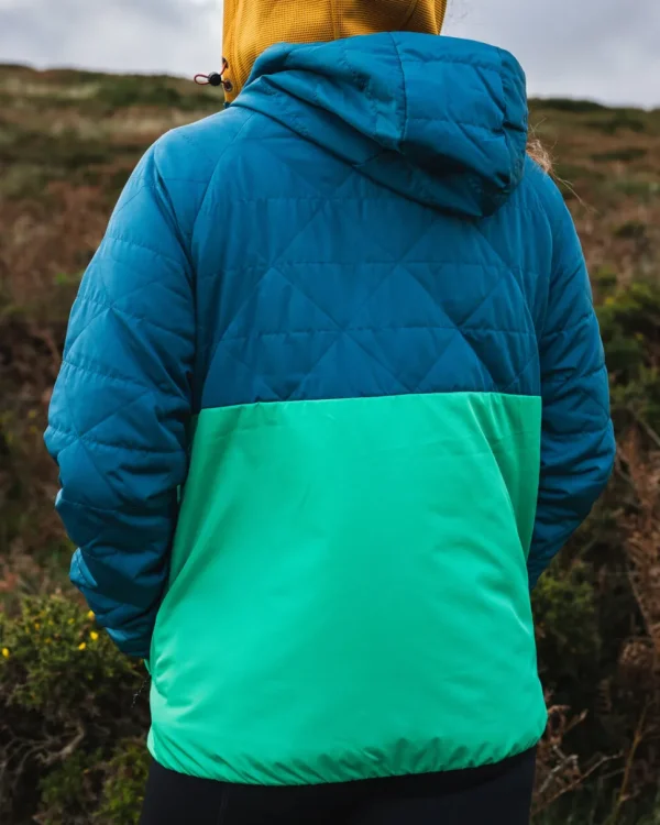 Discount Passenger Singletrack Recycled Thermore® Insulated Jacket Corsair Blue/ Jungle Green