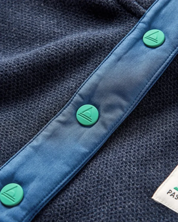 Fashion Passenger Snowdrop Pullover Recycled Polartec® Fleece Lilac/ Deep Navy