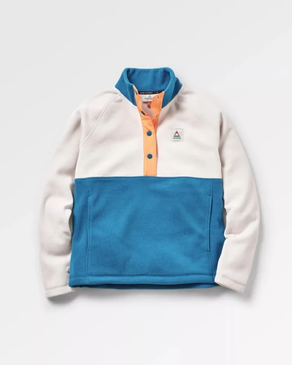 Flash Sale Passenger Snowdrop Pullover Recycled Polartec® Fleece Corsair/ Vintage White